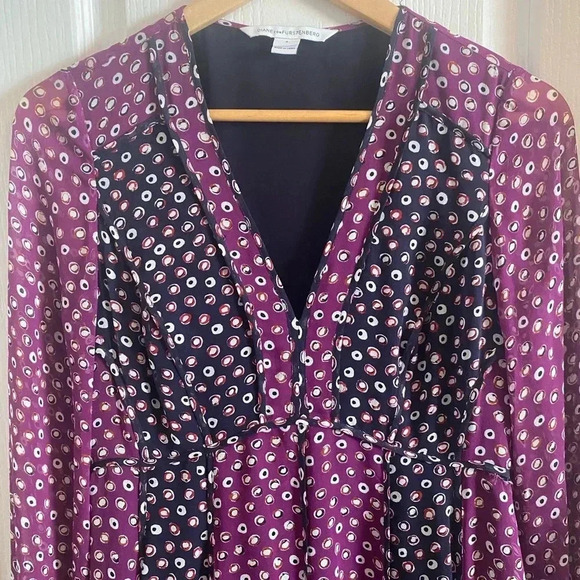 Diane Von Furstenberg DVF Ivette Silk Dress - Picture 3 of 9